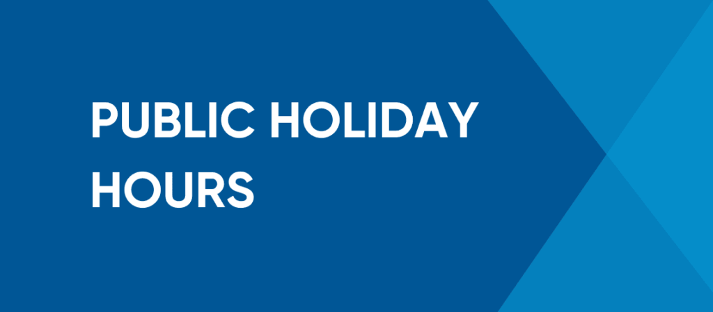 EASTER HOLIDAY HOURS 2026 cover